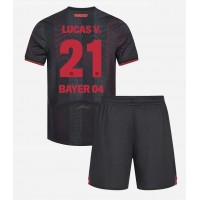 Bayer Leverkusen Lucas Vazquez #21 Fotballklær Hjemmedraktsett Barn 2025-26 Kortermet (+ korte bukser)